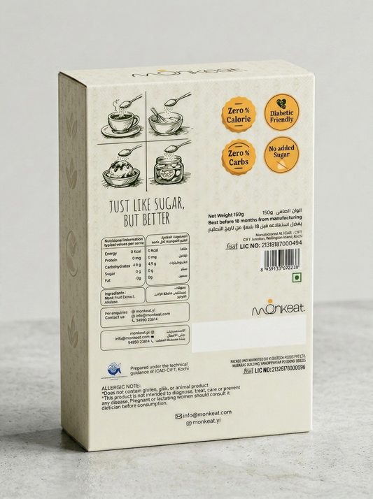 Monkfruit sweetener (Natural Sugar Replacer) - 150g